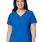 Women's Four-Pocket V-Neck Top - 6134 - Royal