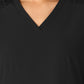 Women's Flex-n-Reach Side Panel V-Neck Top - 6145 - Black