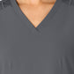 Women's Flex-n-Reach Side Panel V-Neck Top - 6145 - Pewter