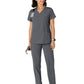 Women's Flex-n-Reach Side Panel V-Neck Top - 6145 - Pewter