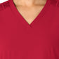 Women's Flex-n-Reach Side Panel V-Neck Top - 6145 - Red