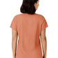 Women's Flex-n-Reach Side Panel V-Neck Top - 6145 - Terra Cotta