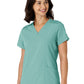 Women's Flex-n-Reach Side Panel V-Neck Top - 6145 - Turquoise