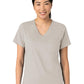 Women's Two-Pocket Tuck-In V-Neck Top - 6151 - Cloud