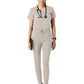 Women's Two-Pocket Tuck-In V-Neck Top - 6151 - Cloud
