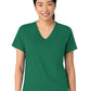 Women's Two-Pocket Tuck-In V-Neck Top - 6151 - Hunter