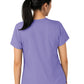 Women's Two-Pocket Tuck-In V-Neck Top - 6151 - Iris Purple