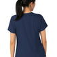Women's Two-Pocket Tuck-In V-Neck Top - 6151 - Navy