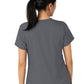 Women's Two-Pocket Tuck-In V-Neck Top - 6151 - Pewter