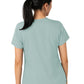 Women's Two-Pocket Tuck-In V-Neck Top - 6151 - Sky Blue