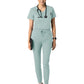 Women's Two-Pocket Tuck-In V-Neck Top - 6151 - Sky Blue