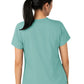 Women's Two-Pocket Tuck-In V-Neck Top - 6151 - Turquoise