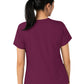 Women's Two-Pocket Tuck-In V-Neck Top - 6151 - Wine
