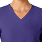 Women's Five-Pocket V-Neck Top - 6155 - Grape
