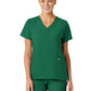 Women's Five-Pocket V-Neck Top - 6155 - Hunter