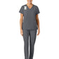 Women's Five-Pocket V-Neck Top - 6155 - Pewter