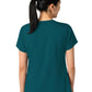 Women's 2-Pocket V-Neck Top - 6251 - Caribbean