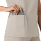 Women's 2-Pocket V-Neck Top - 6251 - Cloud