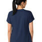 Women's 2-Pocket V-Neck Top - 6251 - Navy