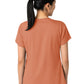 Women's 2-Pocket V-Neck Top - 6251 - Terra Cotta