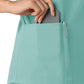 Women's 2-Pocket V-Neck Top - 6251 - Turquoise
