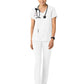 Women's 2-Pocket V-Neck Top - 6251 - White