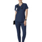 Women's Four-Pocket Flex-n-Reach V-Neck Raglan Top - 6259 - Navy