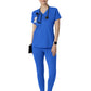 Women's Four-Pocket Flex-n-Reach V-Neck Raglan Top - 6259 - Royal