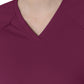 Women's Four-Pocket Flex-n-Reach V-Neck Raglan Top - 6259 - Wine
