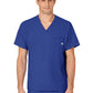 Men's Six-Pocket V-Neck Top - 6355 - Galaxy Blue