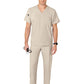 Men's Six-Pocket V-Neck Top - 6355 - Khaki