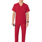 Men's Six-Pocket V-Neck Top - 6355 - Red
