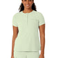 Women's One-Pocket Mandarin Collar Tuck-In Top - 6434 - Fresh Mint