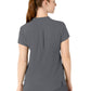 Women's Four-Pocket Mandarin Collar Top - 6734 - Pewter
