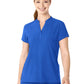 Women's Four-Pocket Mandarin Collar Top - 6734 - Royal