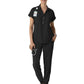 Women’s Two-Pocket Flex-n-Reach Collared Top - 6934 - Black
