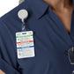 Women’s Two-Pocket Flex-n-Reach Collared Top - 6934 - Navy