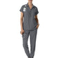 Women’s Two-Pocket Flex-n-Reach Collared Top - 6934 - Pewter