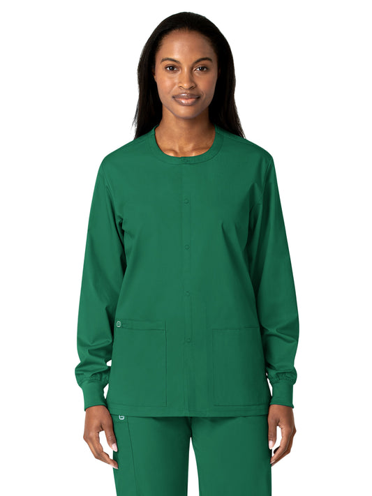 Unisex Five-Pocket Snap Front Jacket - 800 - Hunter