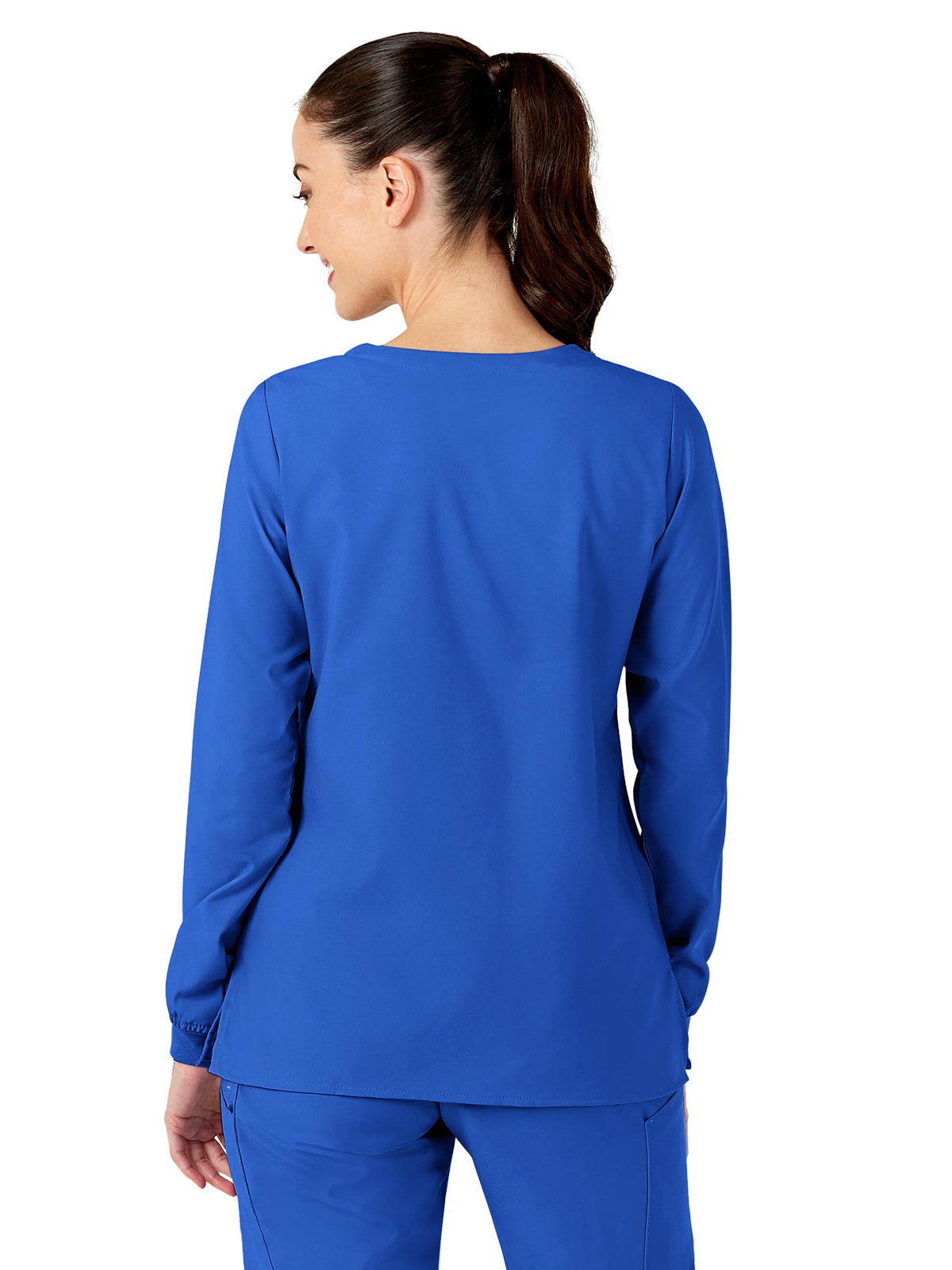 Women's Two-Pocket Crew Neck Jacket