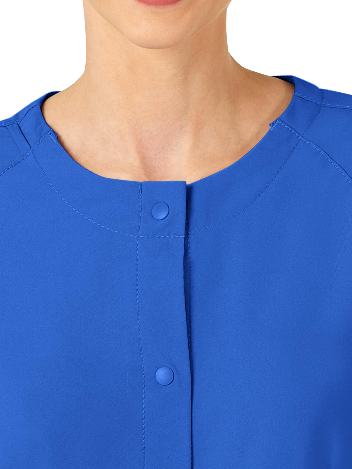 Women's Two-Pocket Crew Neck Jacket