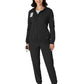 Knit Women’s Four-Pocket Zip Hoodie - 8159 - Black