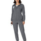 Knit Women’s Four-Pocket Zip Hoodie - 8159 - Pewter