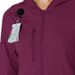 Knit Women’s Four-Pocket Zip Hoodie - 8159 - Wine