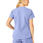 Women's Five-Pocket Modern Fit V-Neck Top - C12113 - Ceil Blue