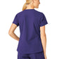 Women's Five-Pocket Modern Fit V-Neck Top - C12113 - Grape