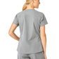 Women's Five-Pocket Modern Fit V-Neck Top - C12113 - Grey