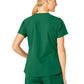 Women's Five-Pocket Modern Fit V-Neck Top - C12113 - Hunter