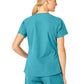 Women's Five-Pocket Modern Fit V-Neck Top - C12113 - Teal Blue