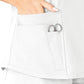 Women's Five-Pocket Modern Fit V-Neck Top - C12113 - White